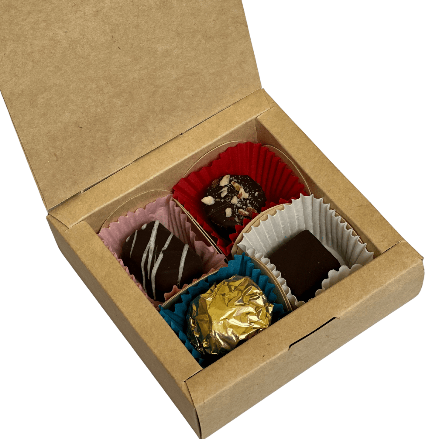 Fortuna Nova Assorted Handmade Sweets – Box of 4 Delights - Fortuna Nova