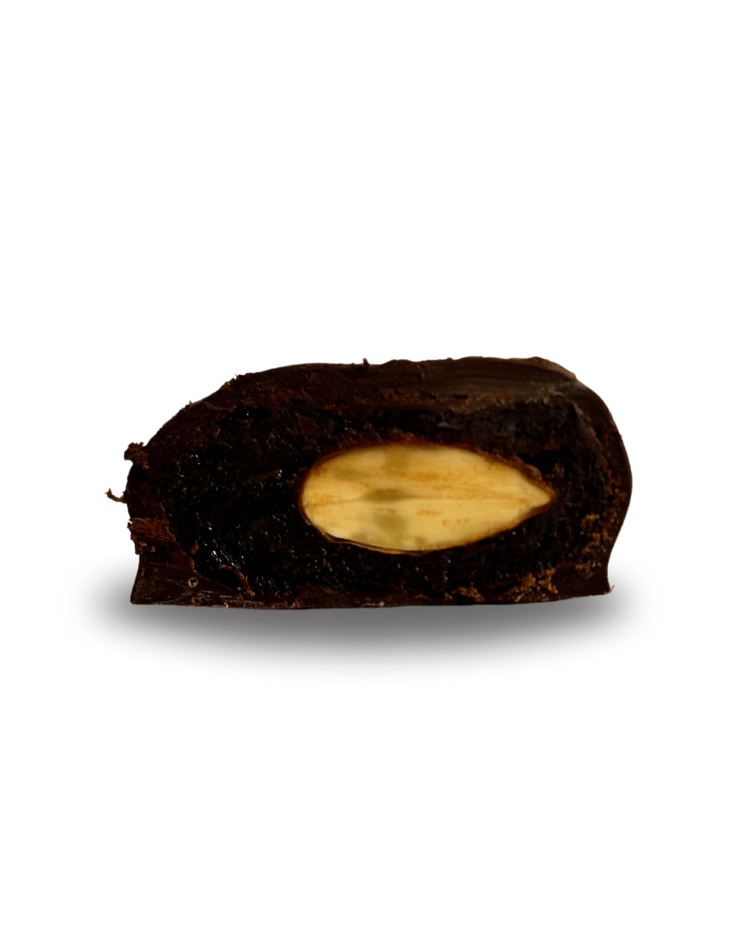 Prune in dark chocolate with almond - Fortuna Nova