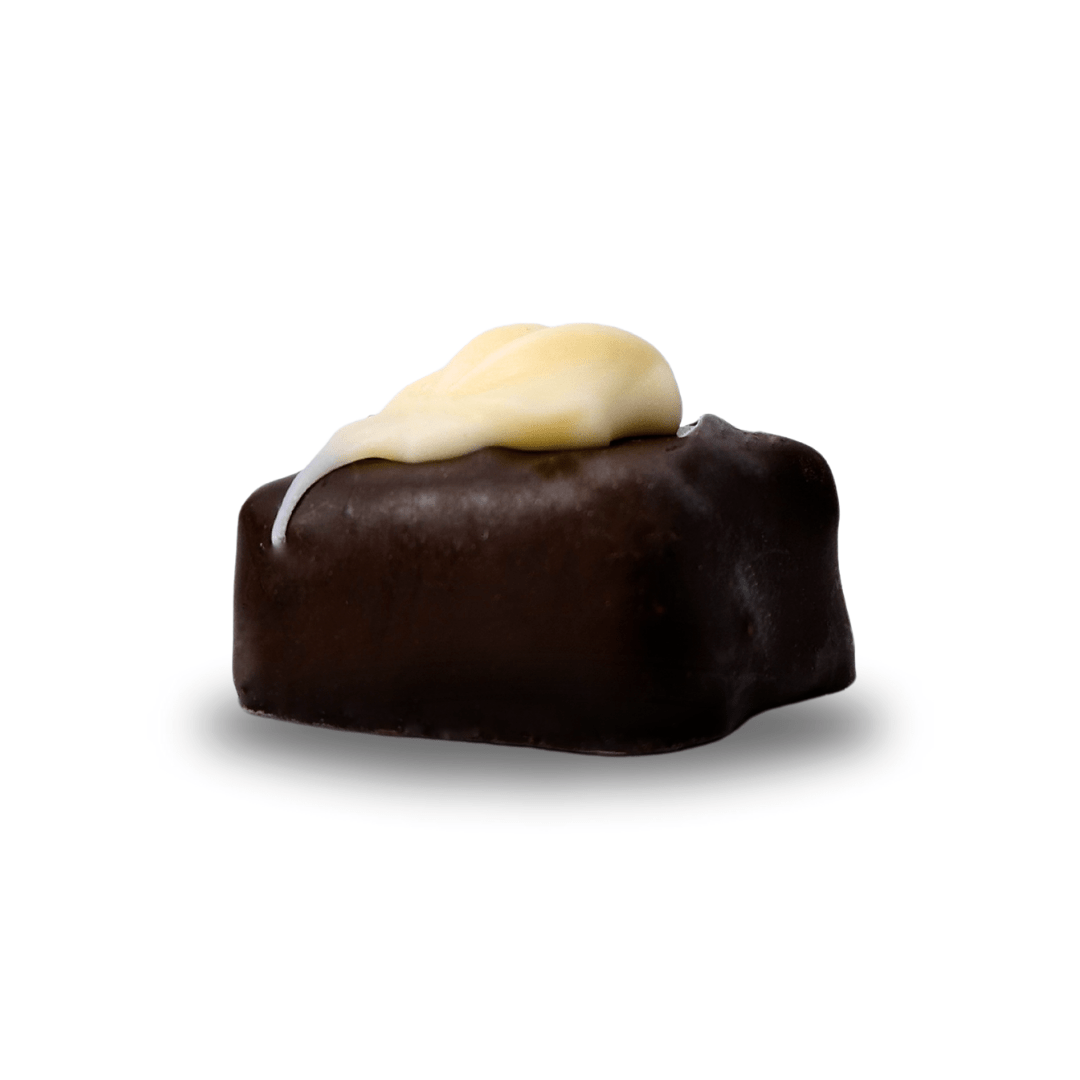 Evening Lviv – Milk Chocolate Elegance with a White Chocolate Flower - Fortuna Nova