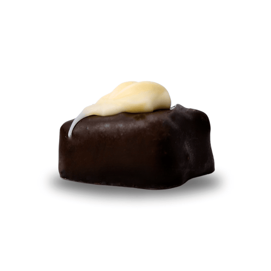 Evening Lviv – Milk Chocolate Elegance with a White Chocolate Flower - Fortuna Nova