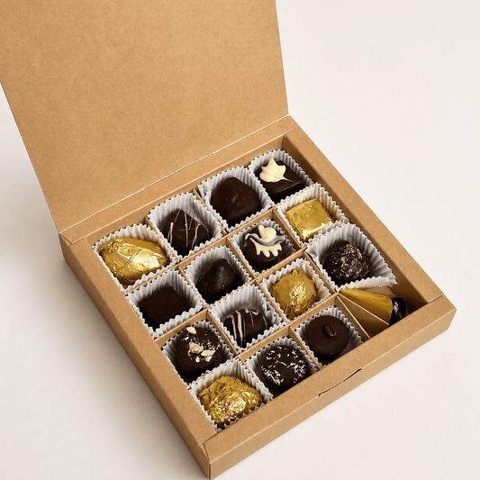 Fortuna Nova Assorted Handmade Sweets – Box of 16 Delights - Fortuna Nova