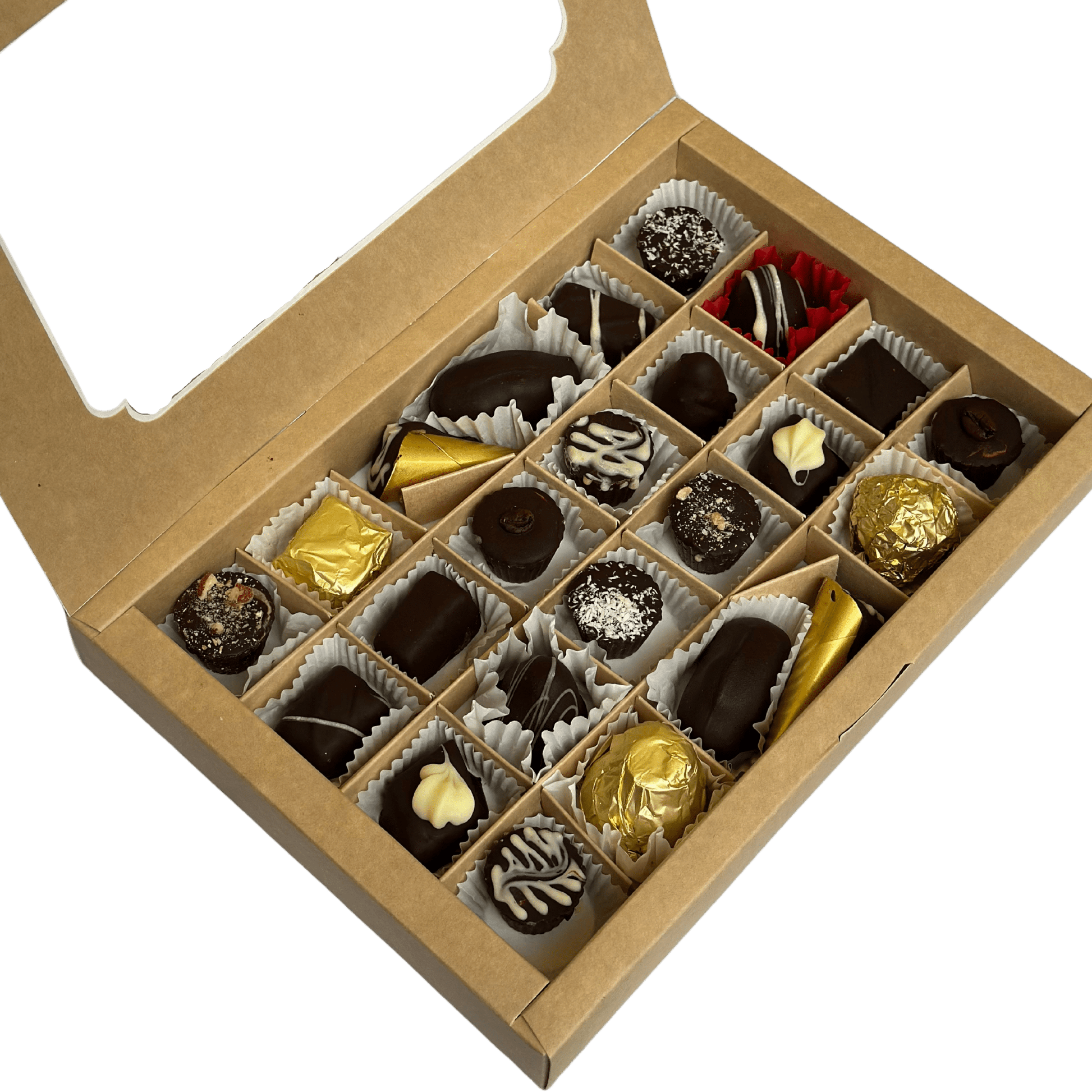 Fortuna Nova Assorted Handmade Sweets – Box of 24 Delights - Fortuna Nova