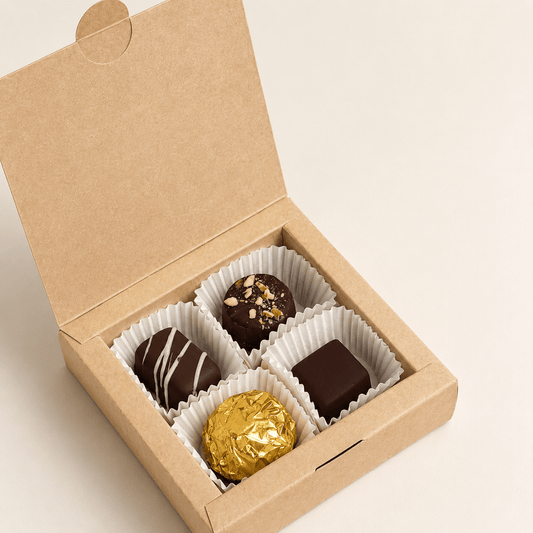 Fortuna Nova Assorted Handmade Sweets – Box of 4 Delights - Fortuna Nova
