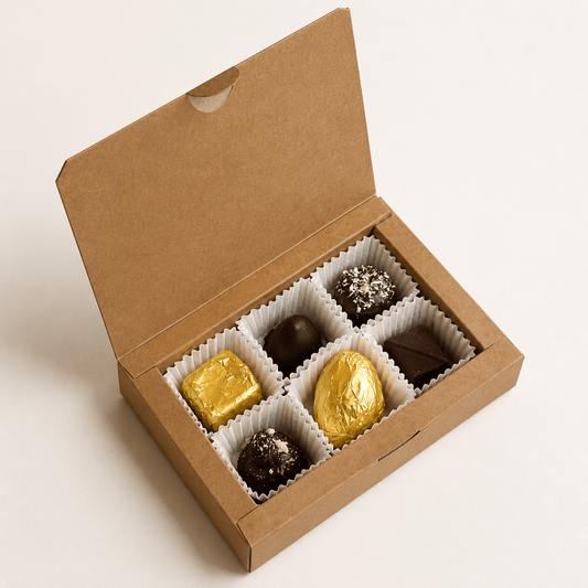 Fortuna Nova Assorted Handmade Sweets – Box of 6 Delights - Fortuna Nova