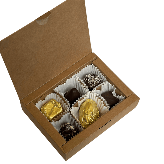Fortuna Nova Assorted Handmade Sweets – Box of 6 Delights - Fortuna Nova