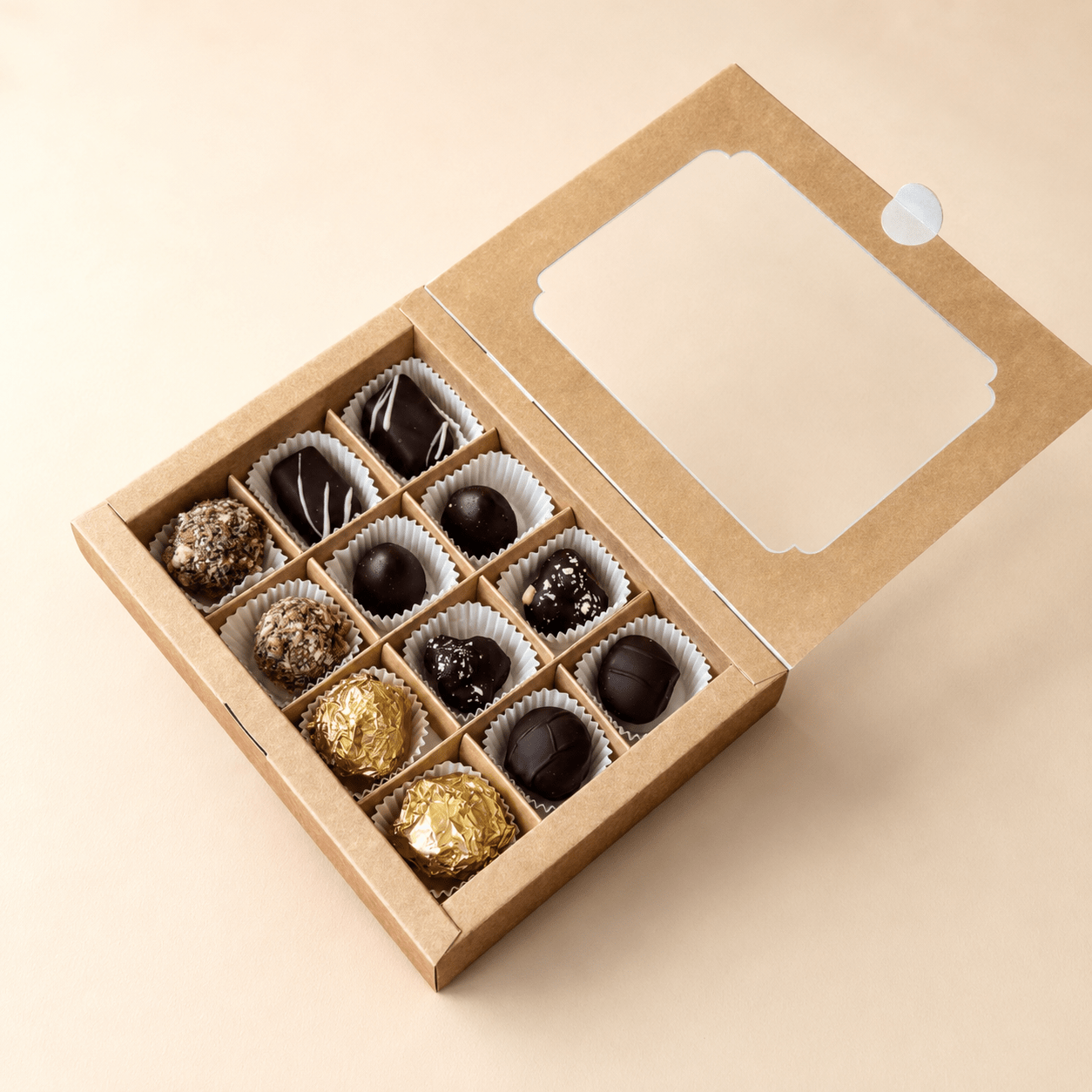 Nutty Collection handmade chocolate assortment